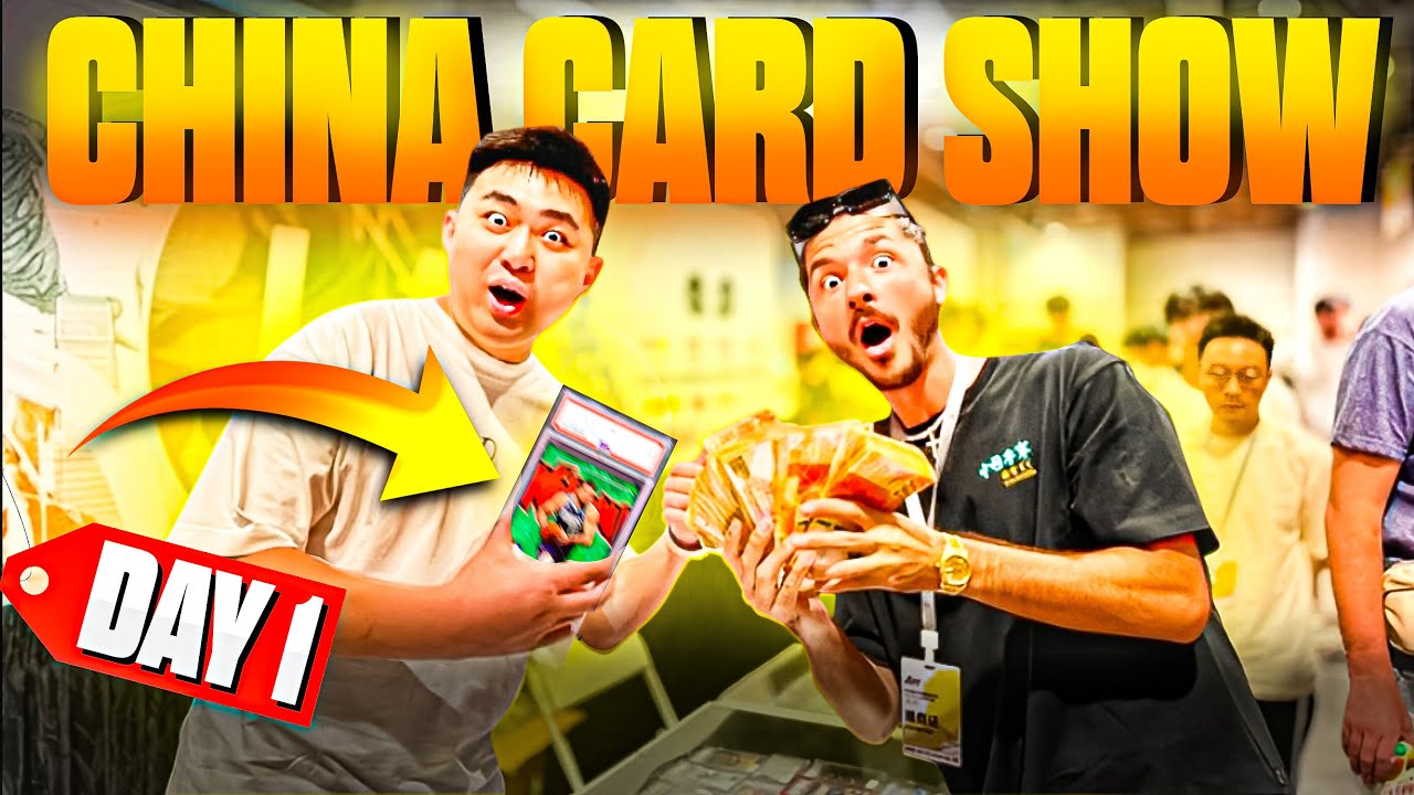 ASIA Sports Card Hobby is BOOMING 💰 (ASCC Show Day 1)