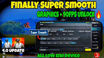 Finally 90FPS Super Smooth Graphics Unlocked 🔥✅ | PUBG/BGMI 4.0 Update No Lag, No Frame Drop!
