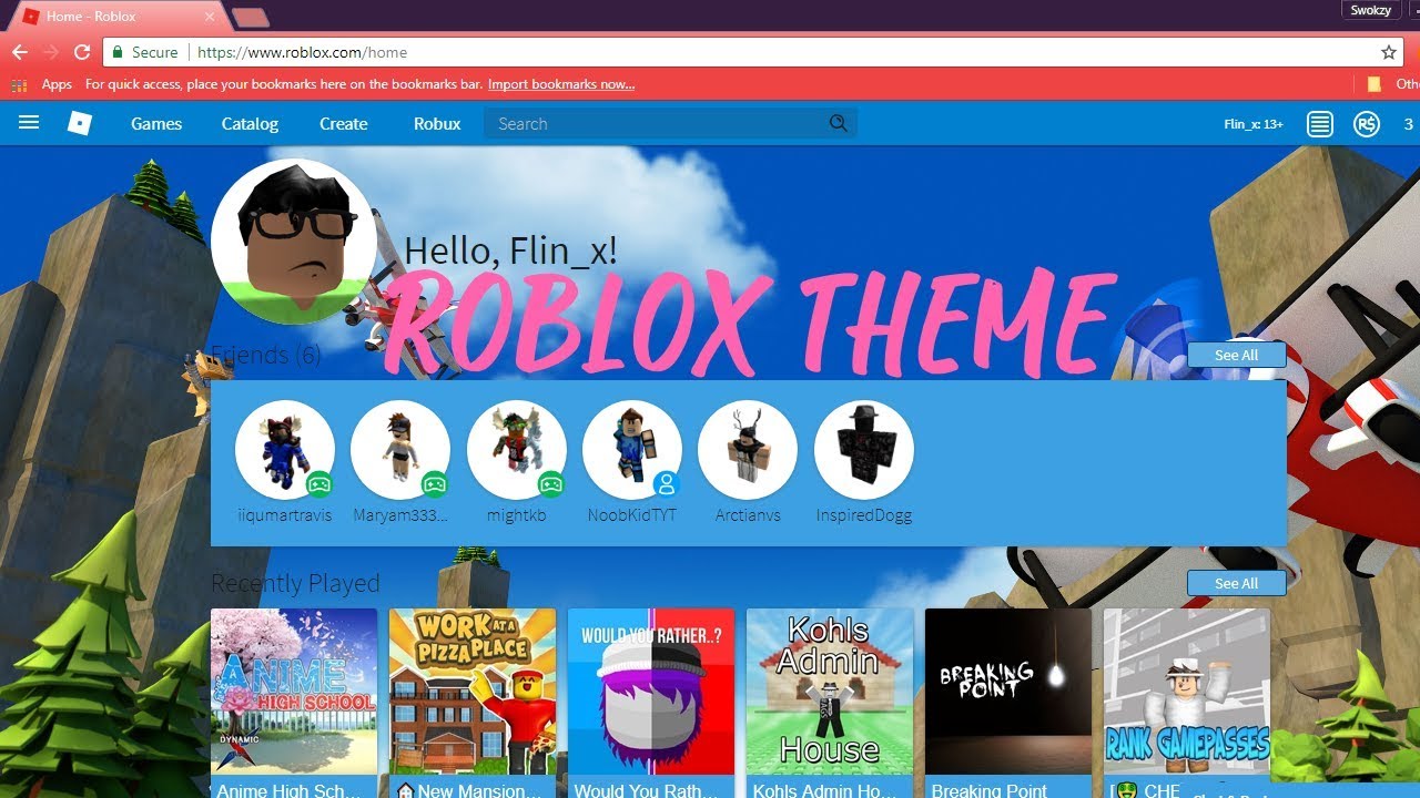 how to change your roblox theme on ipad