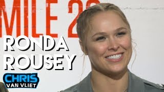 Ronda Rousey on what WWE fans think of her, The Rock, Mile 22, WrestleMania