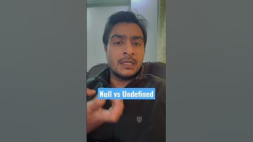 Null vs Undefined in javascript || salesforce developer interview questions #salesforce #interview