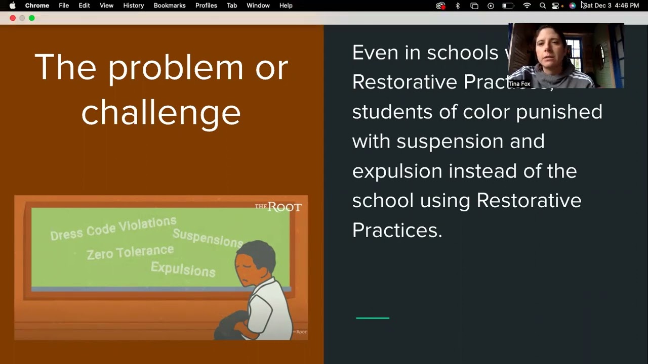 Restorative Practices and Repairing the Harm