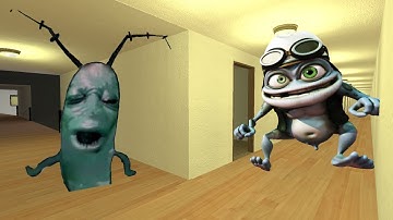 Crazy Frog Vs plankton gmod in hotel #garrysmod100k  #Nextbots