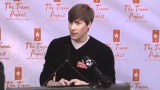 Trevor Project Opens Call Center on Harvey Milk Day, 2011