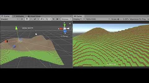 Procedural Voxel Terrain Mesh