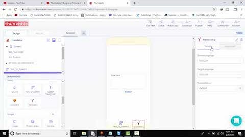 How to make Translator App without coding - Thunkable tutorial in Hindi/Urdu