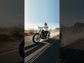 Motorcycle and desert short 1