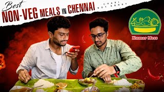 Chennai’s Famous NonVeg Meals At Madurai Kumar Mess Ft. @PranayVarmaYouTube | Chennai Food Vlogs