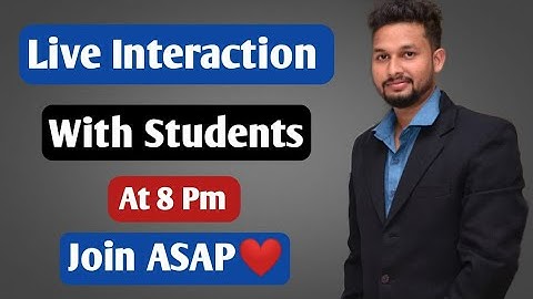 Live Interaction With Students | 13/09/2020 | Jrtutorials