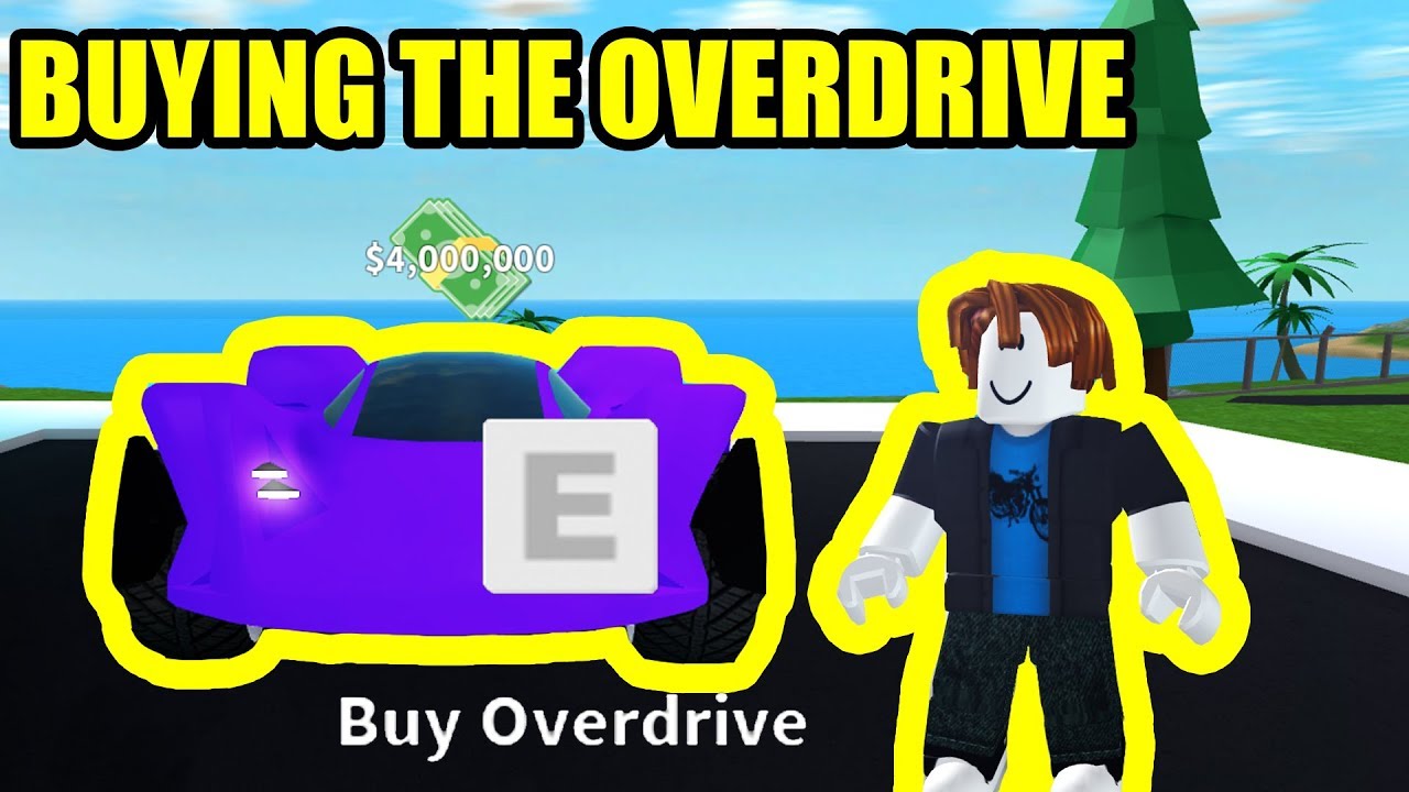 Buying The New Overdrive 4 Million Car Roblox Mad City Youtube