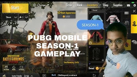 |PUBG MOBILE SEASON 1| (GAMEPLAY NO HACKER NO LEG) ...