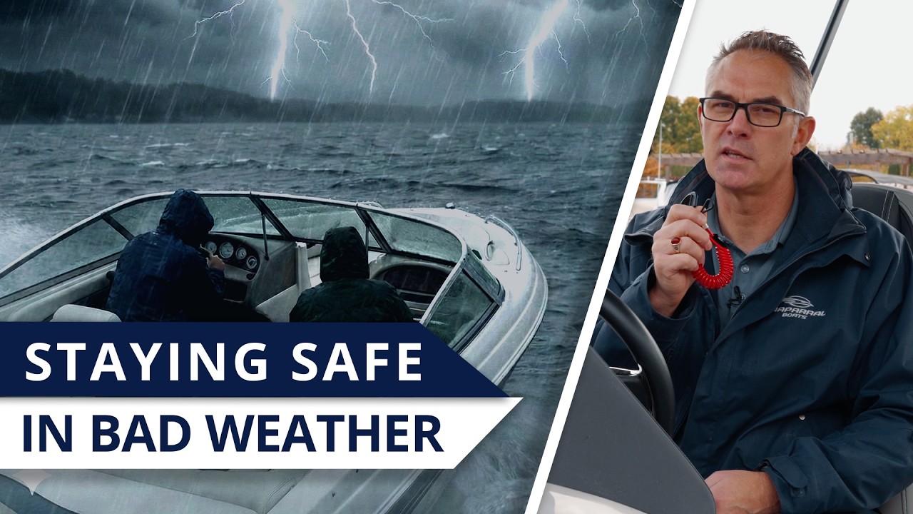 Storms come up when you are out on the water, and sometimes you have no choice but to go boating in foul weather. In this video, we cover:

0:00 - Intro
0:47 - Planning when you may need to boat in cold weather/storms.
0:55 - What are all the steps I should take, and what preparations should I make?
4:50 - How do I drive the boat in a storm?
_________________________________________________
*Subscribe to our channel! https://www.youtube.com/@boatinglessons?sub_confirmation=1

*Get checklists and other boating resources here:
https://blog.lenscove.com/boatingresources

*Check out this playlist for other boating tips:
https://youtube.com/playlist?list=PLiYTkMUynMp67JC5qDbT3OOR_cO8BJTi8&si=RK7kuJLfv2GoTMHz

*One-on-one boat chat to ask me questions:
https://app.hubspot.com/meetings/sean715

*Len's Cove Learning Center:
https://www.lenscove.com/learning-center/

boat safety, boat safety briefing, boat safety tips, Boating in Foul Weather, Boating in bad Weather, boating in rough weather, foul weather boating, cold weather boating, bad weather boating
