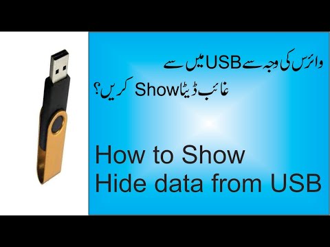 How to show usb hide files & folder data | How to recover usb hide data| Remove New Tab Virus
