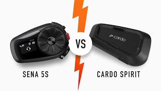 Полное сравнение мотогарнитур Sena 5S и Cardo Spirit