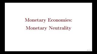 ECON 2221 Monetary 7