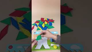 Green-n-Learn Sensory Pattern Blocks feature tactile surfaces that spark sensory play and creativity