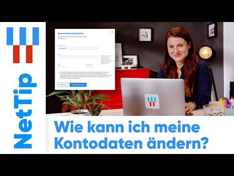 Wie kann ich meine Kontodaten ändern? | NetTip