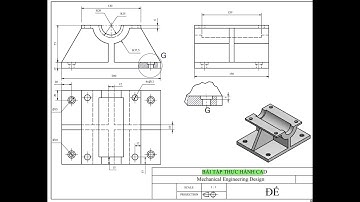 Học Solidwork cơ bản - Mechanical Engineering design - Bài tập thực hành CAD - Bài 4