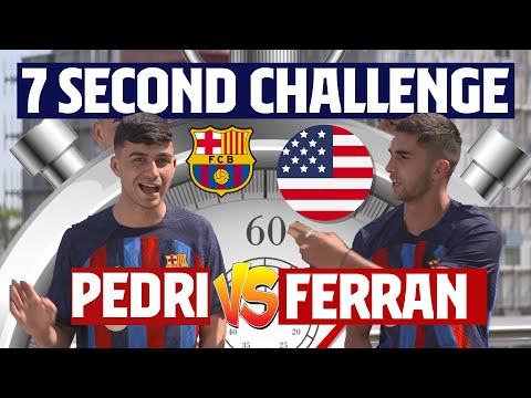 ⏱️ 7 SECOND CHALLENGE | PEDRI vs FERRAN TORRES | U.S.A EDITION