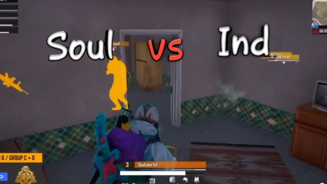 Soul vs Ind intense fight mortal 1v2 clutch | PMCO