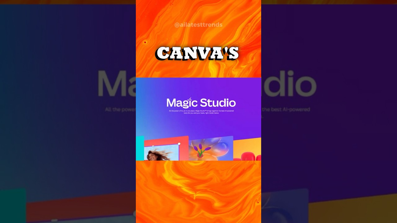 Canva's New Feature Magic Studio is Amazing! 