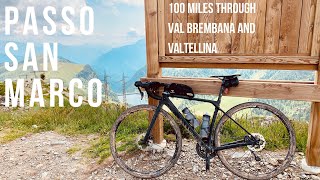 Riding from Milano up to Passo San Marco and arriving on Lake Como - Gravel adventure