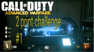 Call of Duty Advanced Warfare exo zombies 2 print challenge