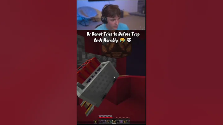 POV: DrDonut Tries a 200 IQ Play and Fails 😂💀 #minecraft #shorts