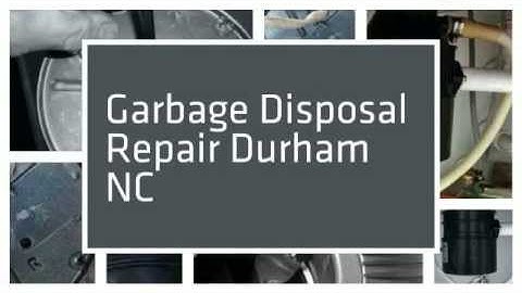 Garbage Disposal Repair Durham NC