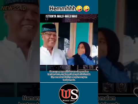 CIHUY 🤪⁉️ PENGANTIN BEDA USIA 35 TAHUN😱🤪 #vidioviral #shortsvideo #wawaistory