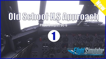 [FS2020] PMDG DC-6 | Bad Weather landing in a 70 years old airplane!