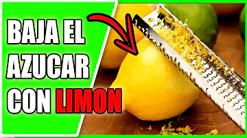 ¿Beber agua con limón reduce el azúcar en sangre?