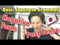 Basic Japanese Grammar Past Tense & Negative Form in Japanese | Japanese Verb Conjugation