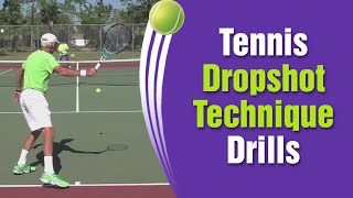 Tennis Drop Shot Technique, Drills, & Instruction - YouTube