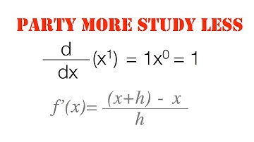 Power Rule x^1 : Using Limits : Derivative