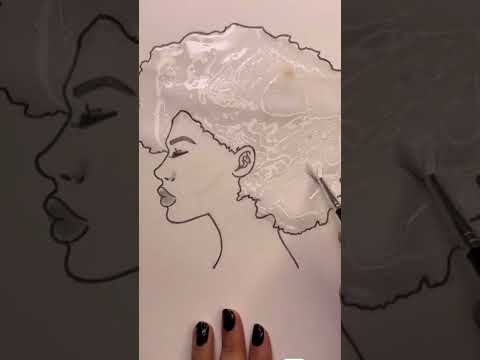 Desenho feito com macarrão 😲😍 #desenho #efeitos #artes #viral  #foyou