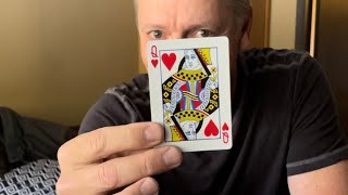 Magic through the phone for somebody! #magic #trick #cards