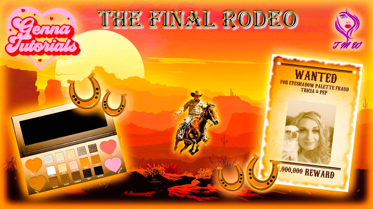 Genna Tutorials - The Final Rodeo palette. GRWM glam beauty look! Tricia's Makeup World.