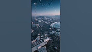 NASA’s Moon Base: Robots Build It FIRST! #moonbase #nasa #spacefuture #shorts