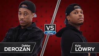 DeRozan vs Lowry in the Ultimate Skills Challenge