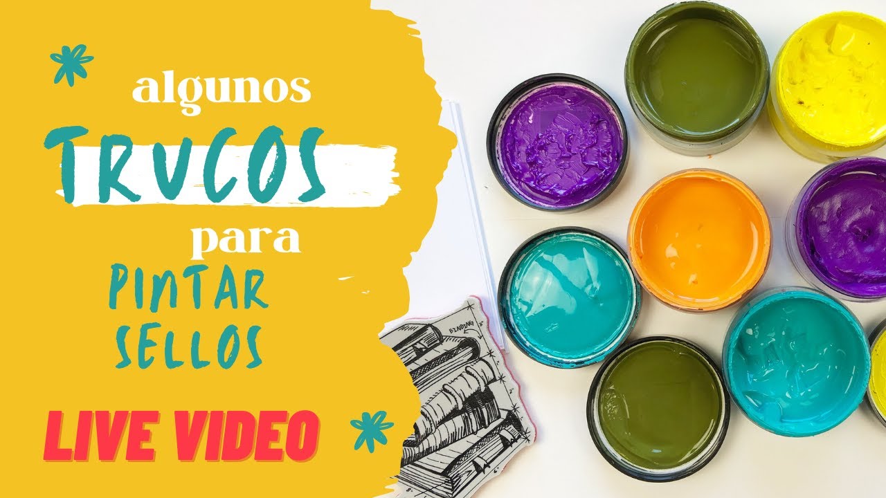 Scrapbook Esencial - Cómo pintar sellos scrapbook