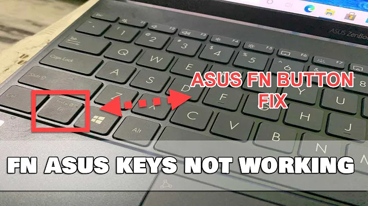 (Solved) Fn Key on ASUS Laptop Not Working