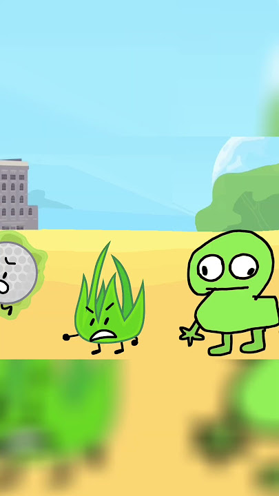 Grassy Wins TPOT #bfdi #animation #tpot #meme #bfdia6 #grassy #meme #shorts