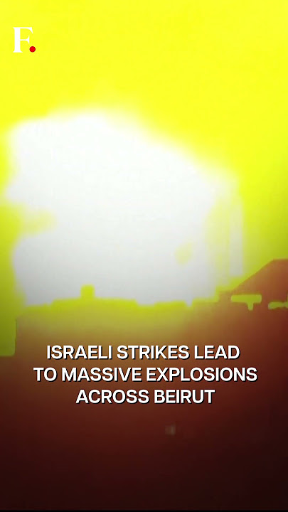 Watch: Massive Blast in Beirut After Israeli Strikes | Subscribe to Firstpost