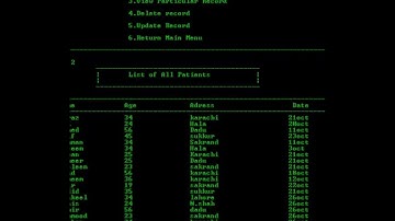 File handling in c / c++ - Hospital Database Management project