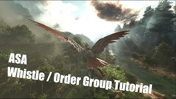 Tame Ordering Group / Whistle Group Tutorial | Ark Survival Ascended