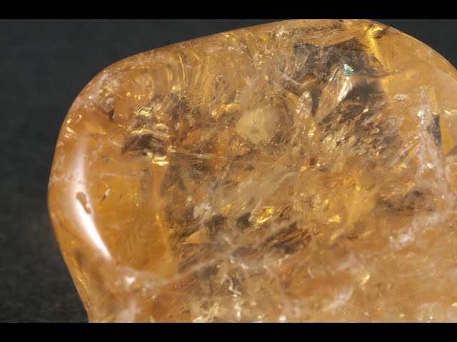 シトリン(黄水晶) タンブル 25.0g / Citrine - YouTube