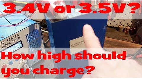 Charging LiFePo4 (LFP) to 3.4V and 3.5V with and without Absorption. What a difference!