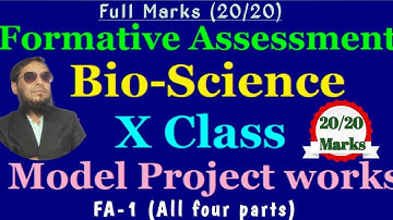 Biology||FA-1,FA-2,FA-3,FA-4|| How to make || Project work