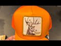 Goorin bros deer rack trucker hat orange